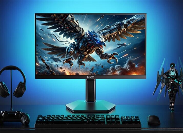 星欧平台:首发1099元 HKC发布猎鹰二代24.5英寸显示器:1080P 300Hz屏